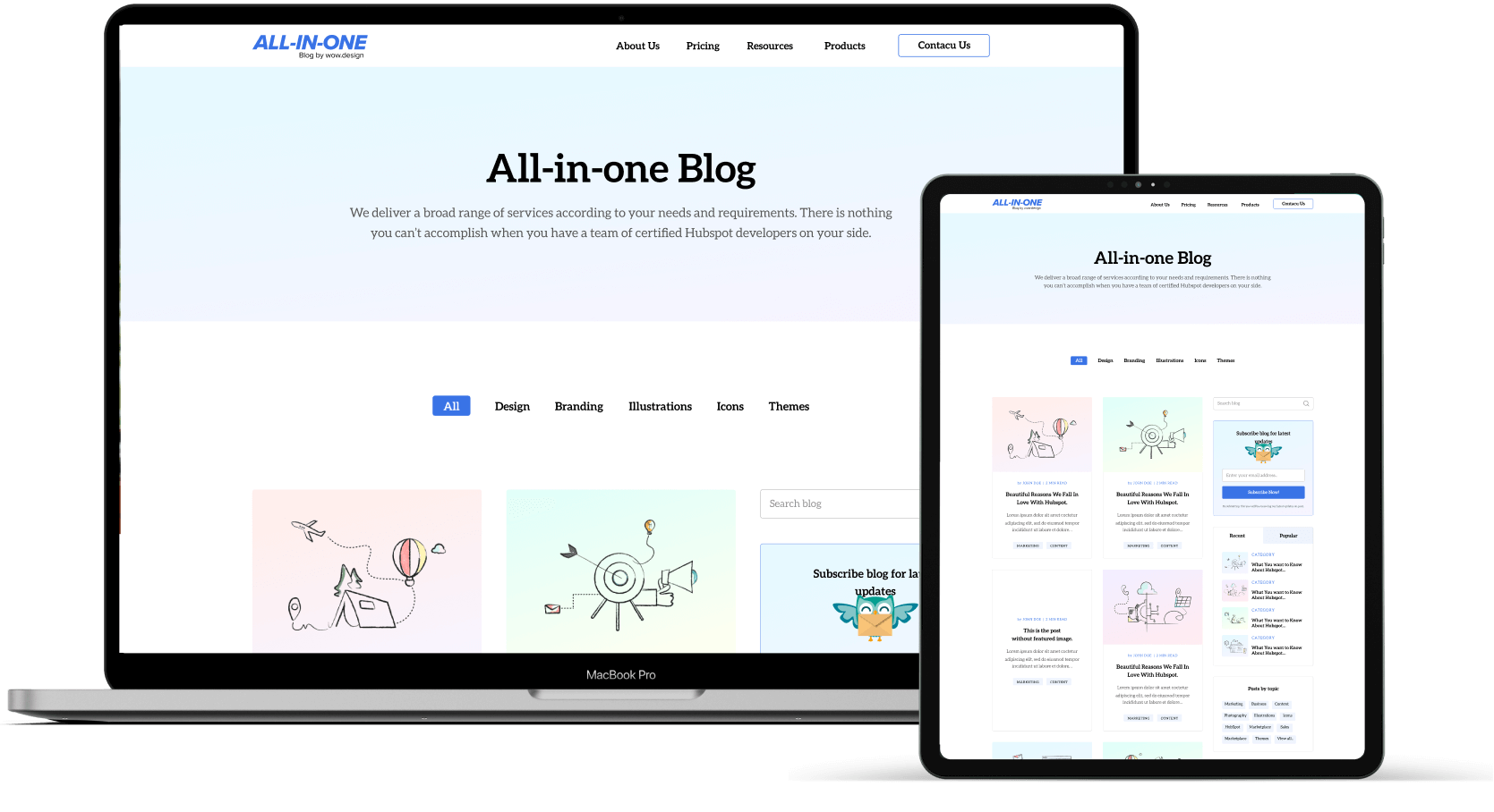 3 Image All In One Blog