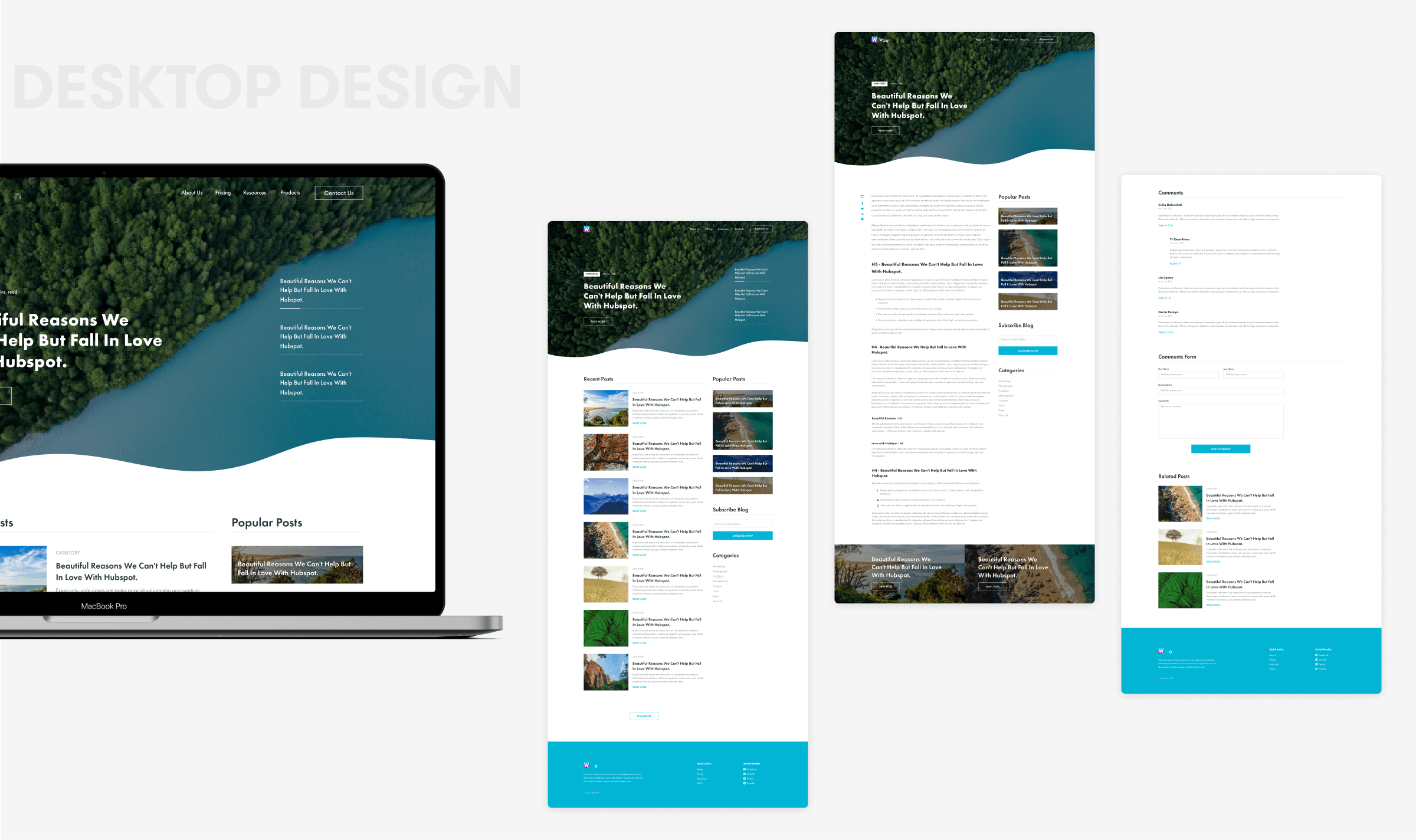 2 Image One column with sidebar