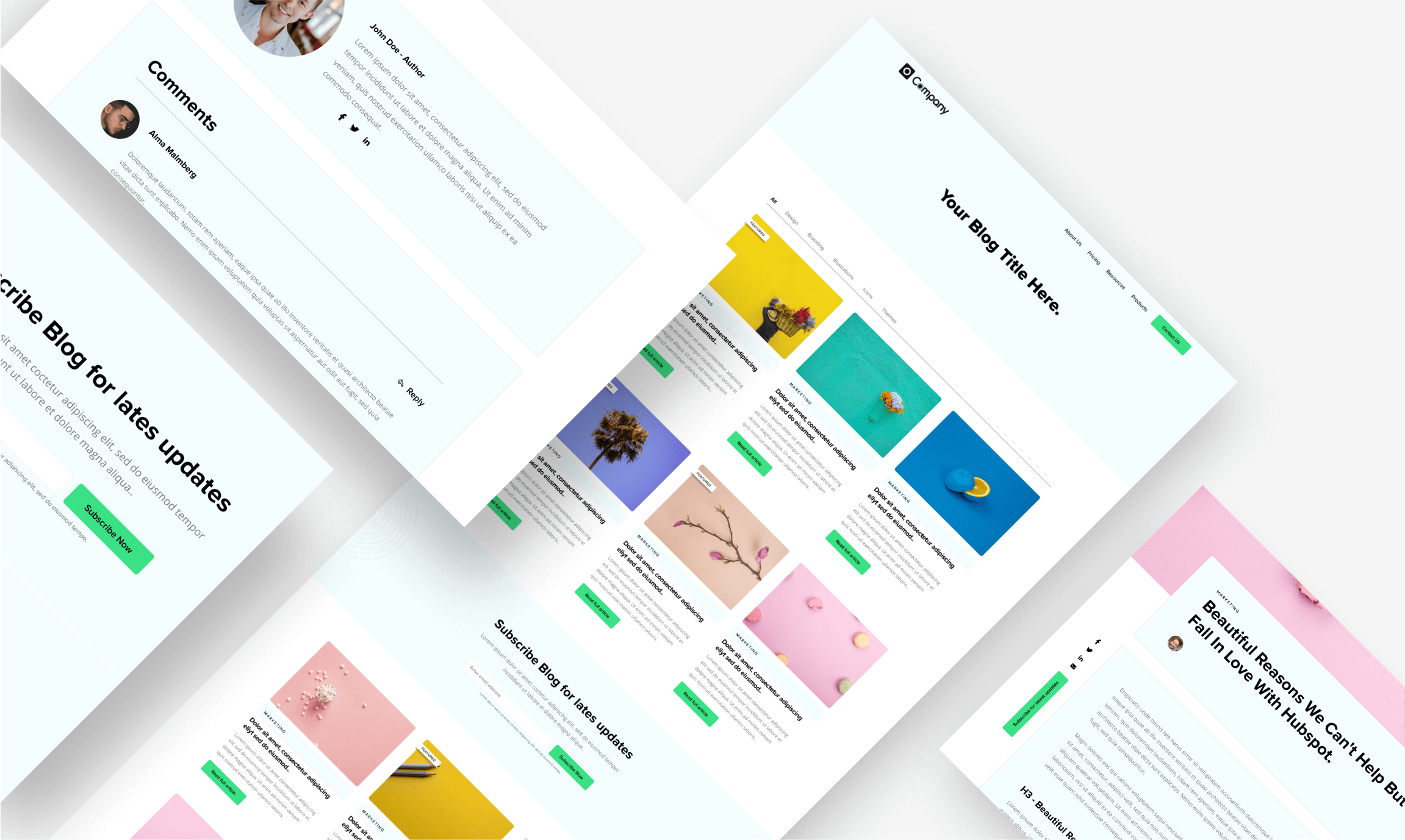 1 image Three Column Blog
