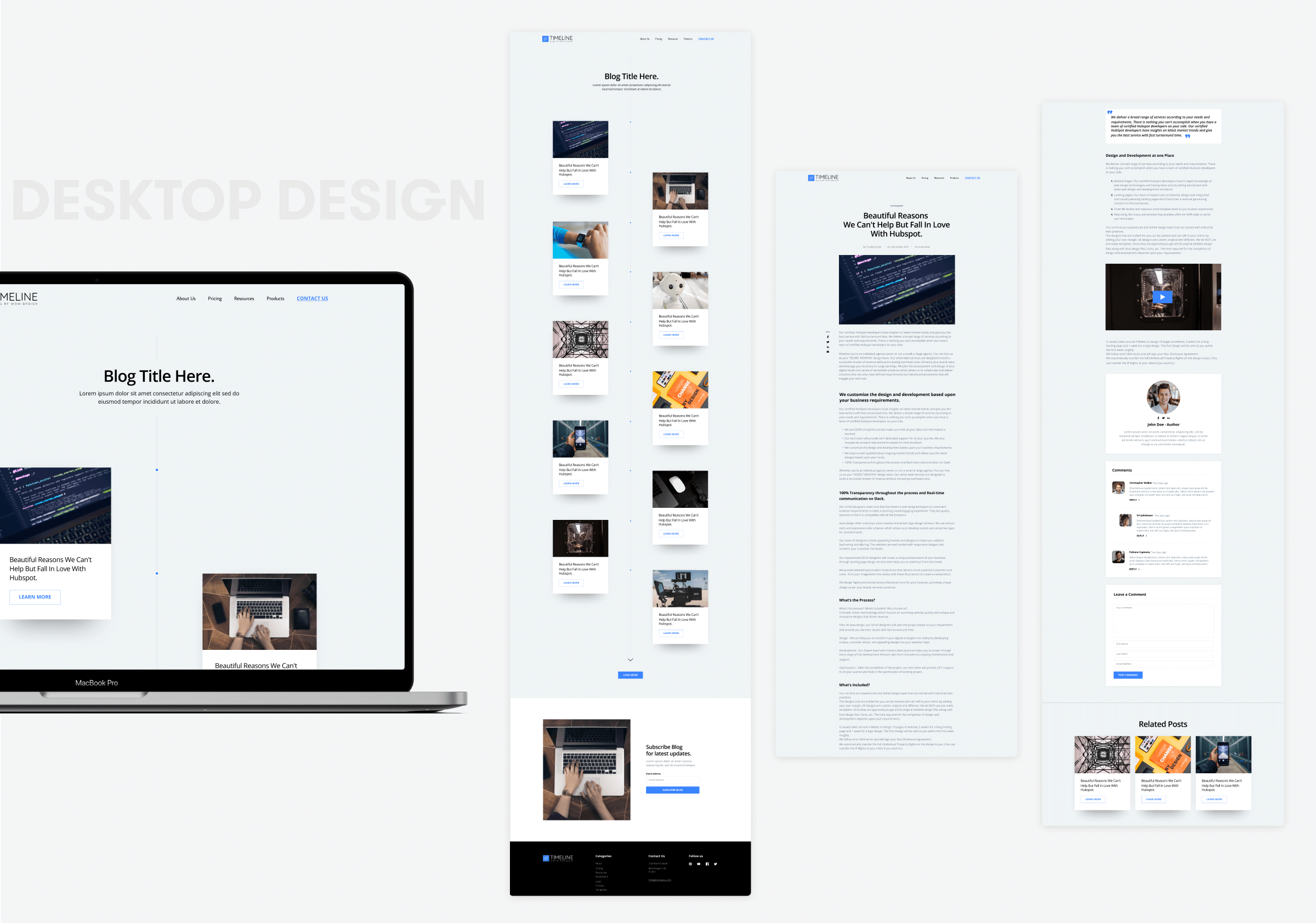 2 Image Timeline Blog