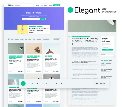 Elegant Blog Cover