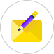 Email with a pencil icon 