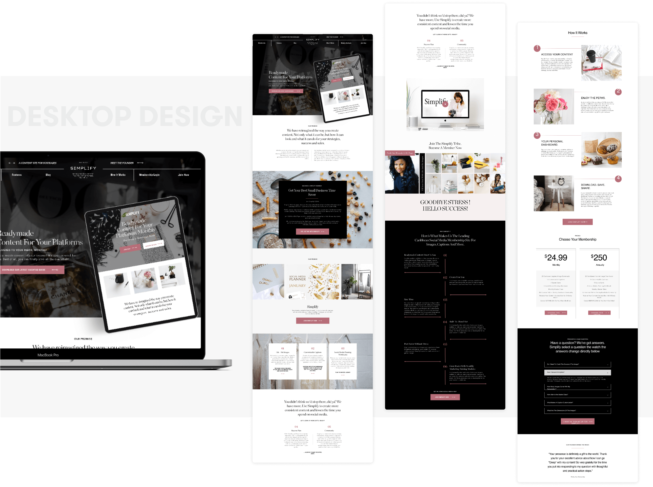 Forward Forty Desktop | Design and development by wow.design