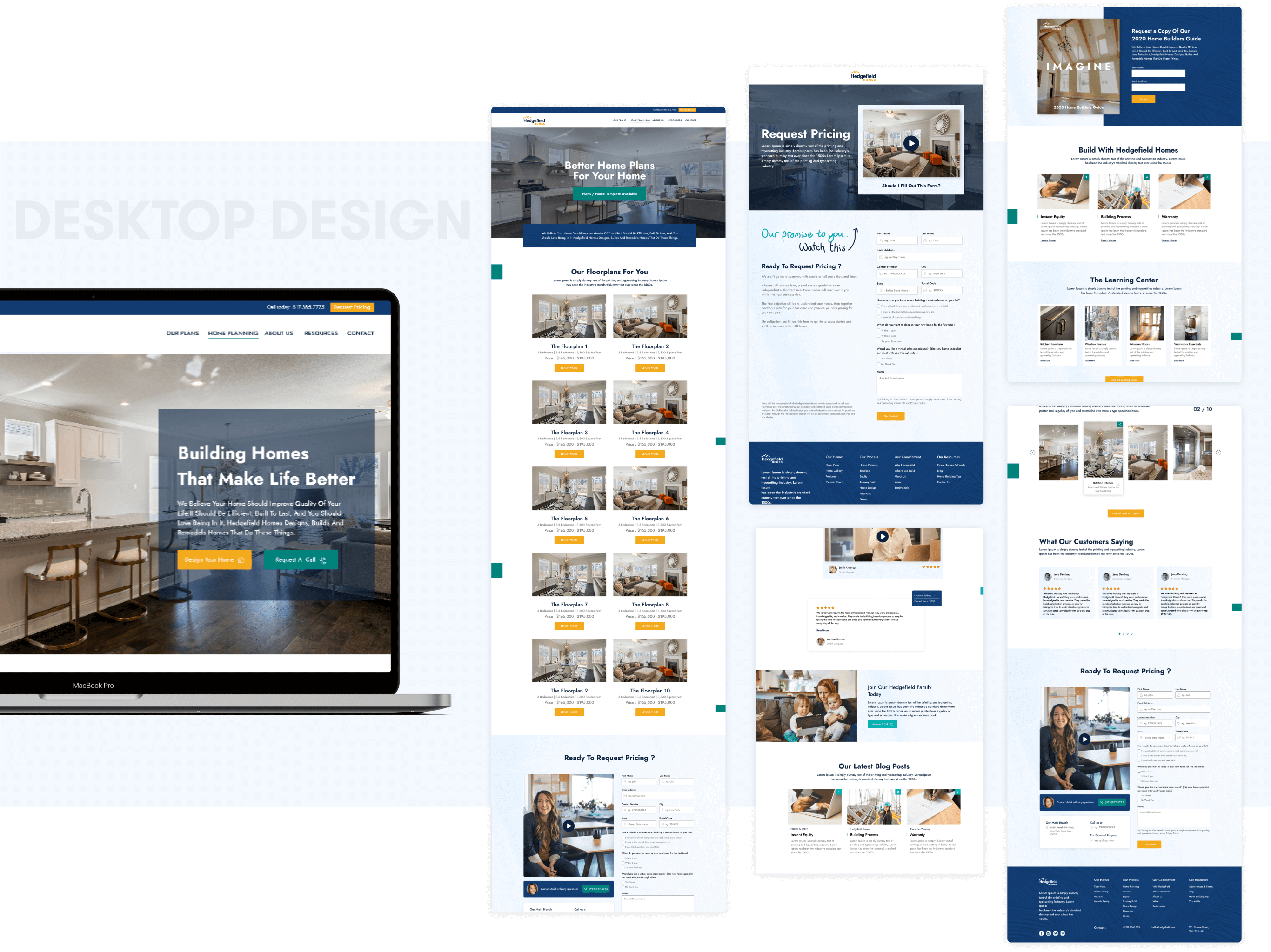 Hedgefield Homes | design and development by wowdesign