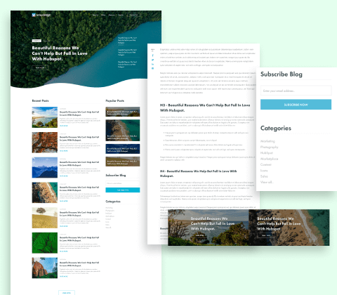 One column with sidebar Cover