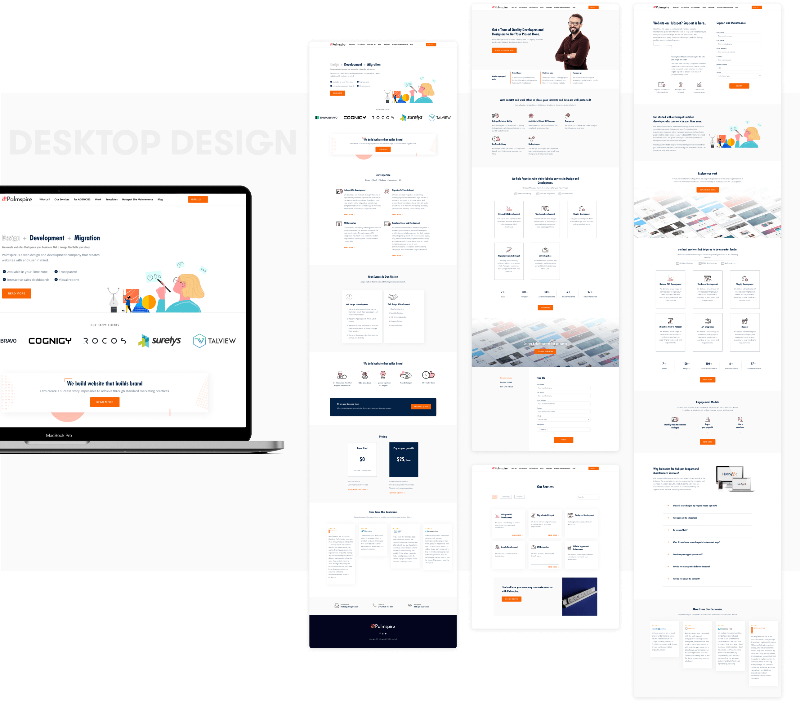 Palmspire Desktop | Design and development by wowdesign