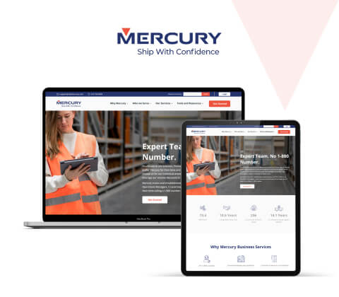 Mercury Hubspot Website Design and Development