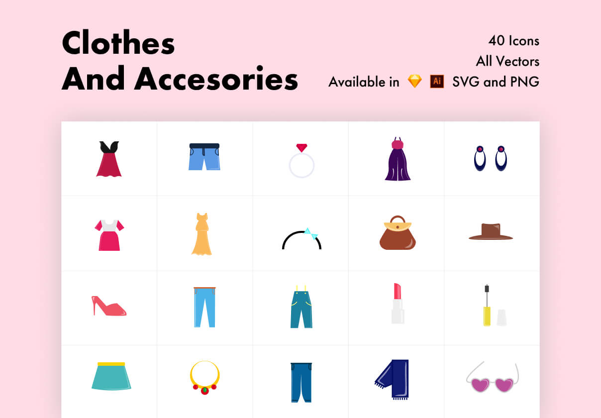 Clothes color icon