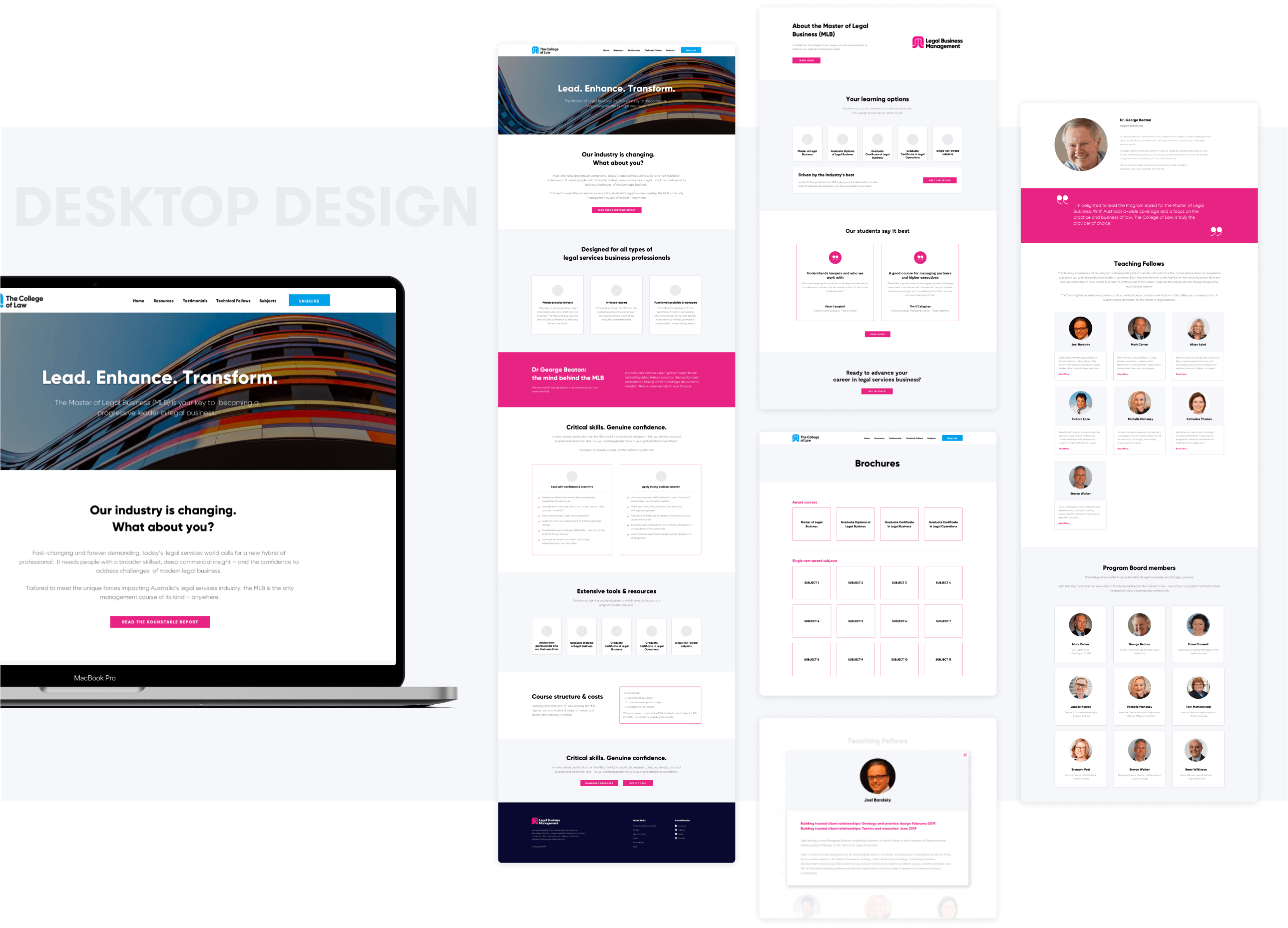 The College of Law | Design and development by wow.design