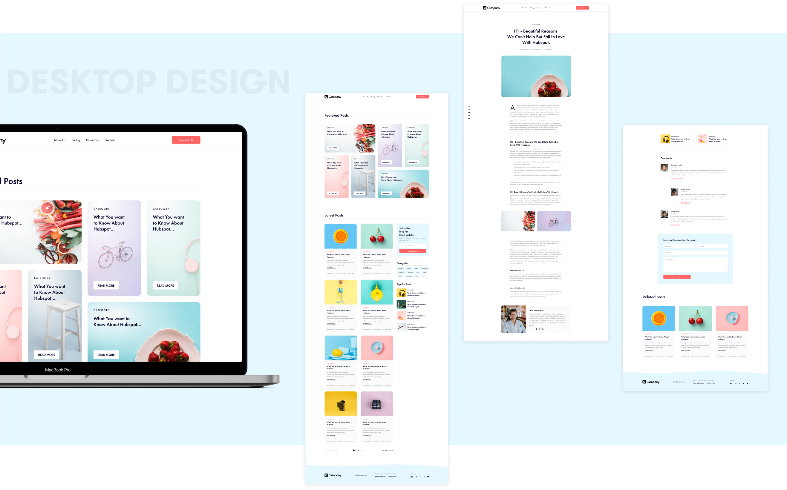 Two Column with Sidebar Blog