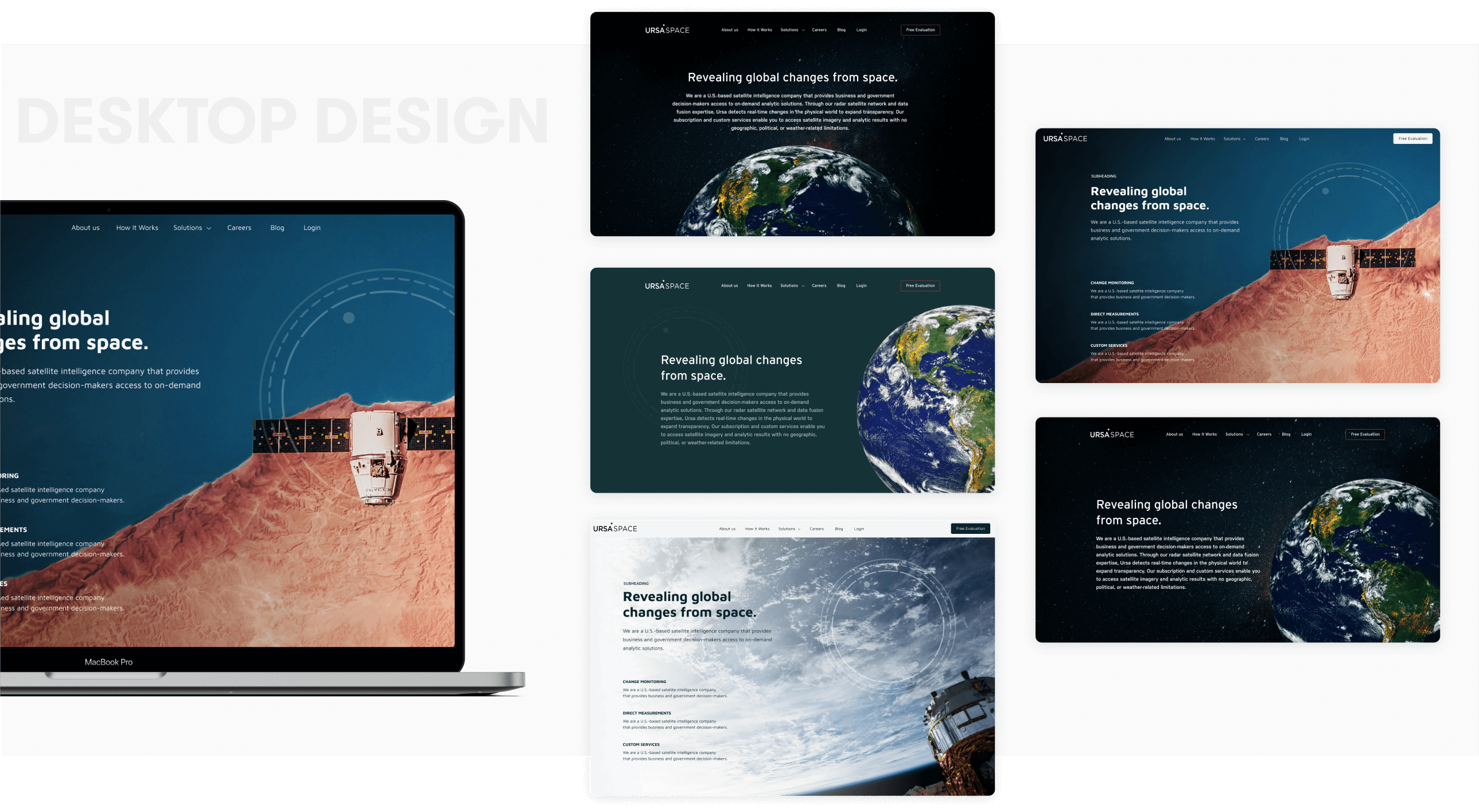 Ursa Space Desktop | Design and development by wowdesign